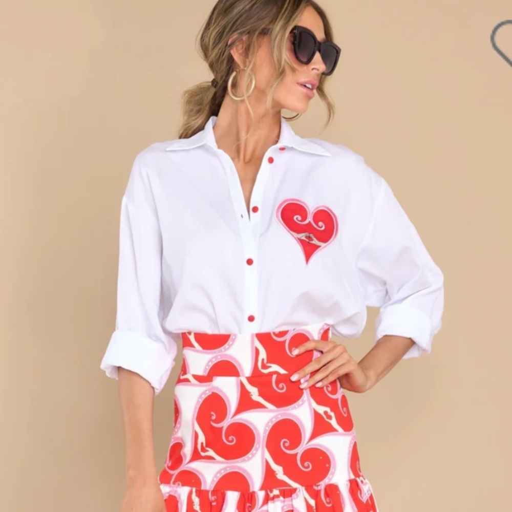 Paolita Heartbreaker Shirt Size S NWT